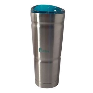 bubba Straw Envy Vacuum-Insulated Stainless Steel Tumbler, 24 oz., Teal Lid